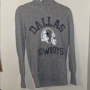 Gray Cowboys Hoodie with Victoria Secret Pink Label